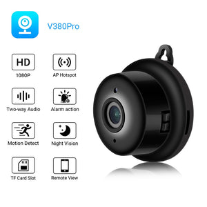 __biSgid://shopify/Product/7114707566741_key_title__biiMini Wifi IP Camera HD 1080P Wireless Indoor Camera Nightvision Two Way Audio Motion Detection Baby Monitor V380__biE
