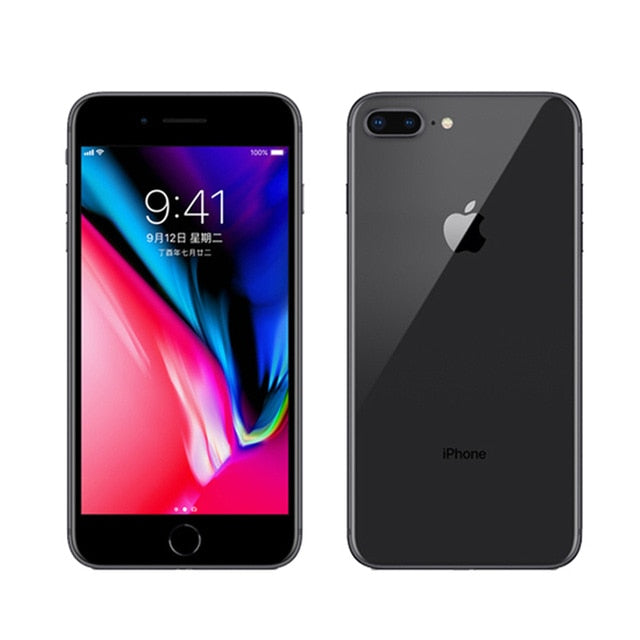 Unlocked Apple Iphone 8 plus 2675mAh 3GB RAM 64G/256G ROM 12.0 MP Fingerprint iOS 11 4G LTE smartphone 1080P 5.5 inch screen