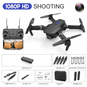 __biSgid://shopify/Product/7117867155605_key_title__biiXKJ 2021 New E88 Pro Drone With Wide Angle HD 4K 1080P Dual Camera Height Hold Wifi RC Foldable Quadcopter Dron Gift Toy__biE
