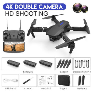 __biSgid://shopify/Product/7117867155605_key_title__biiXKJ 2021 New E88 Pro Drone With Wide Angle HD 4K 1080P Dual Camera Height Hold Wifi RC Foldable Quadcopter Dron Gift Toy__biE