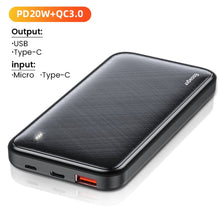 Load image into Gallery viewer, Essager PD 20W 10000mAh Power Bank Portable Charging External Battery Charger 10000 mAh Powerbank For iPhone Xiaomi mi PoverBank
